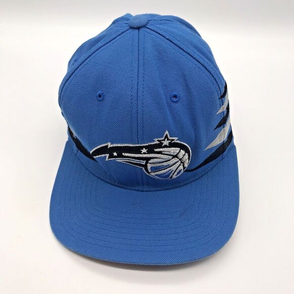 Mitchell & Ness Orlando Magic NBA Ball Cap Snapback Embroidered 3D Logo Blue Hat - Picture 6 of 13